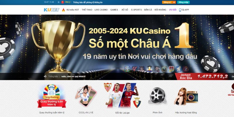 KU Casino là sân chơi nổi tiếng tại nhiều quốc gia